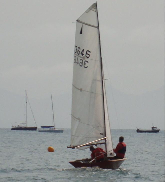 Miles James and Keith Callaghan go for a sail